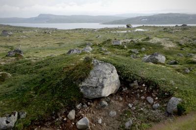 photograph “VIII.2014 — Run away to the North, 101. Irreturned” par David Farreny — www.farreny.net — Norvège, Norway, Norge, Hardangervidda, Buskerud, Halne, Hol, plateau, paysage, landscape, rochers, rocks, collines, hills, herbe, grass, vide, empty, emptiness, rock, roche, roc, lac, lake, eau, water, espace, space